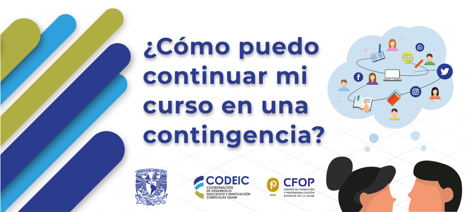 ¿Cómo puedo continuar mi curso en una contingencia?