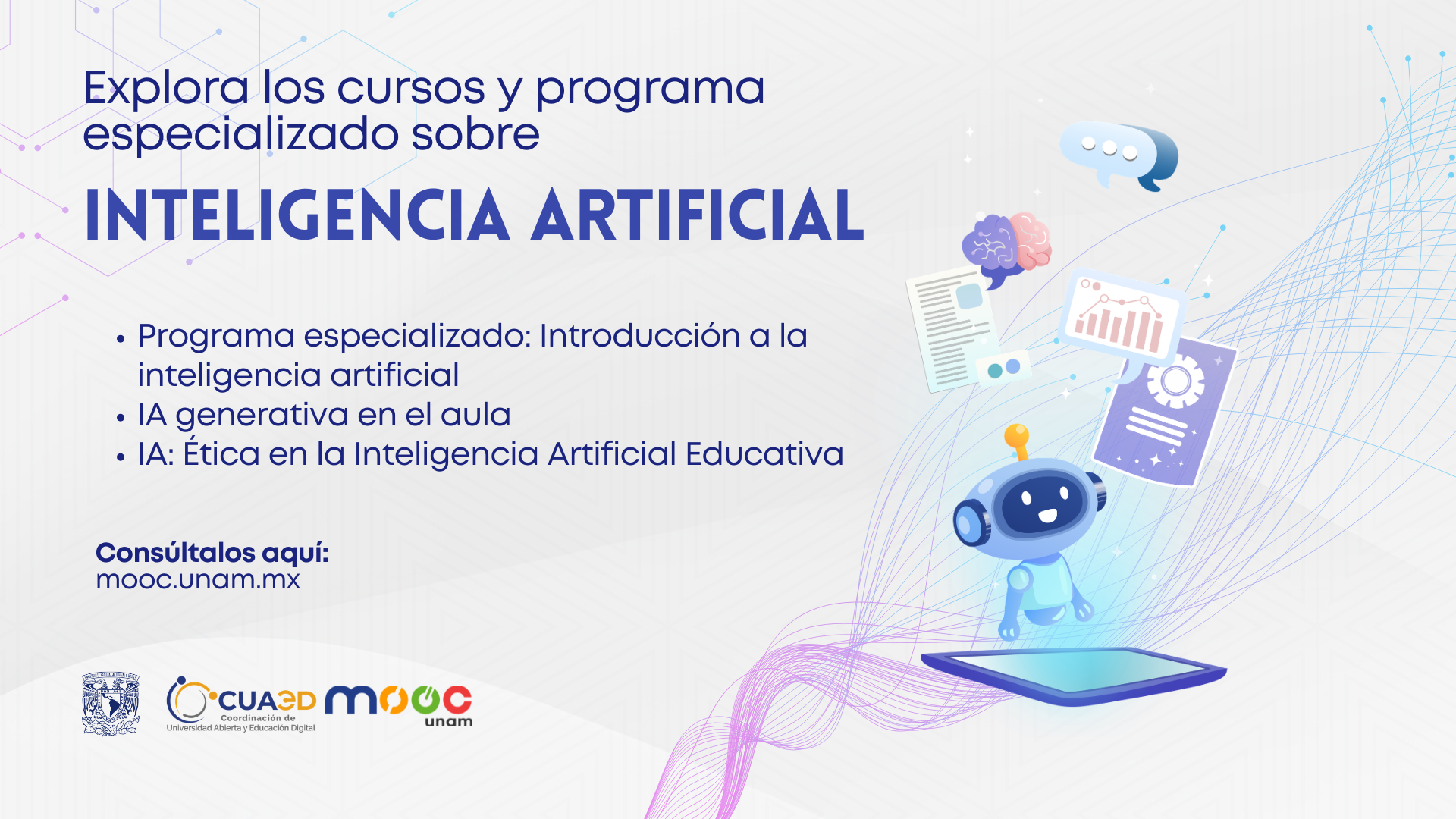 Explora los cursos sobre Inteligencia Artificial