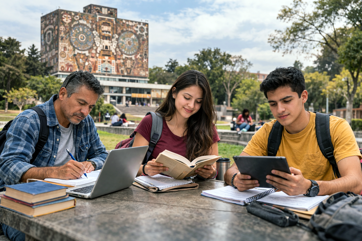 Estudiantes del SUAyED